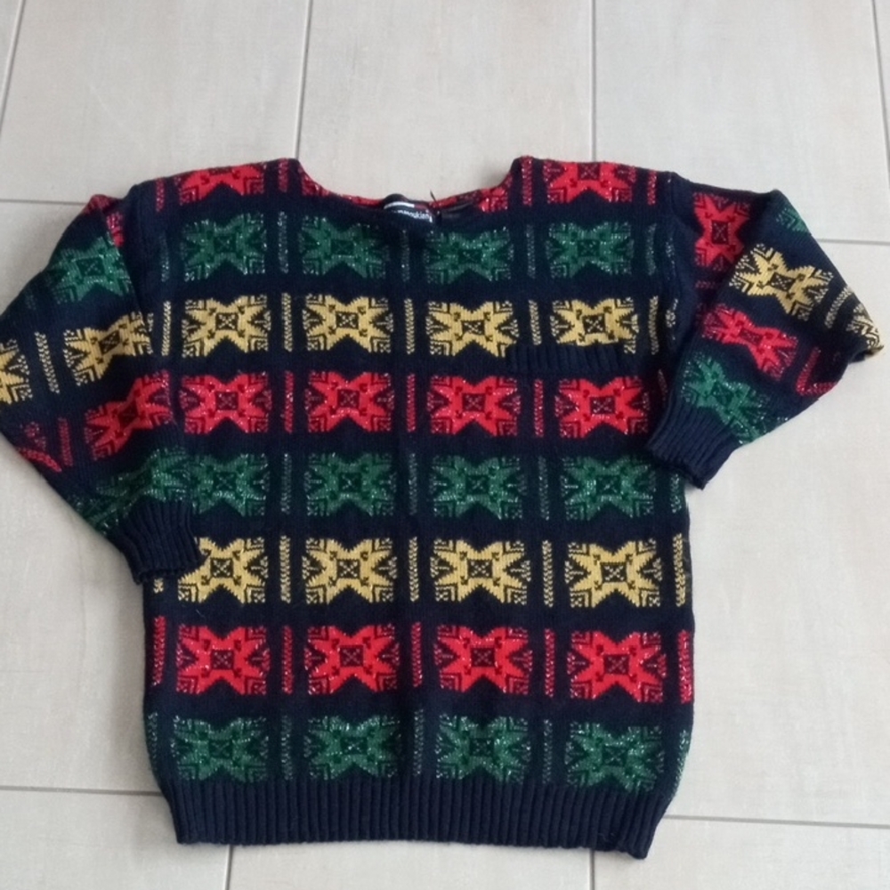 Vibrant Crew Neck Sweater